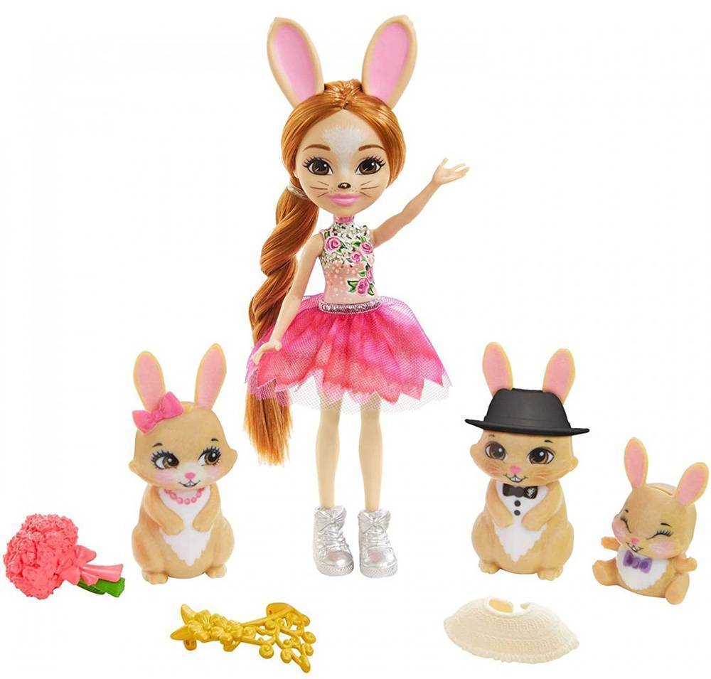 ENCHANTIMALS ROYALS - ΚΟΥΛΑ - ΟΙΚΟΓΕΝΕΙΑ ΛΑΓΟΥΔΑΚΙΑ (GYJ08) MATTEL