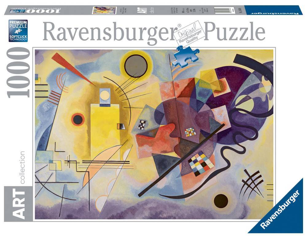 KANDINSKY: ΚΙΤΡΙΝΟ ΚΟΚΚΙΝΟ ΜΠΛΕ RAVENSBURGER 1000 ΚΟΜΜΑΤΙΑ RAVENSBURGER
