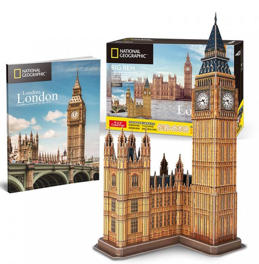 CUBIC FUN NATIONAL GEOGRAPHIC BIG BEN CUBIC FUN 94 ΚΟΜΜΑΤΙΑ (DS0992H)