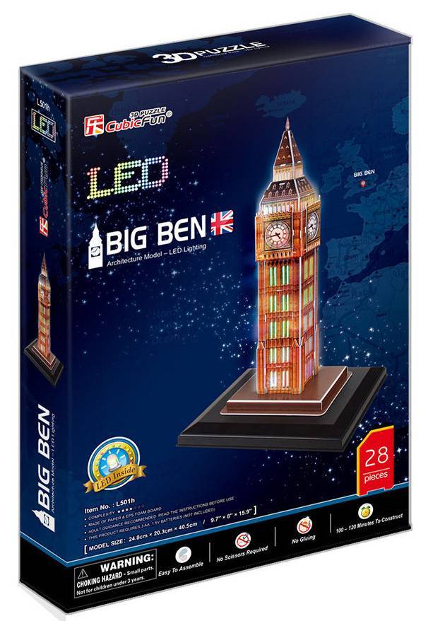 BIG BEN LED CUBIC FUN 28 ΚΟΜΜΑΤΙΑ CUBIC FUN