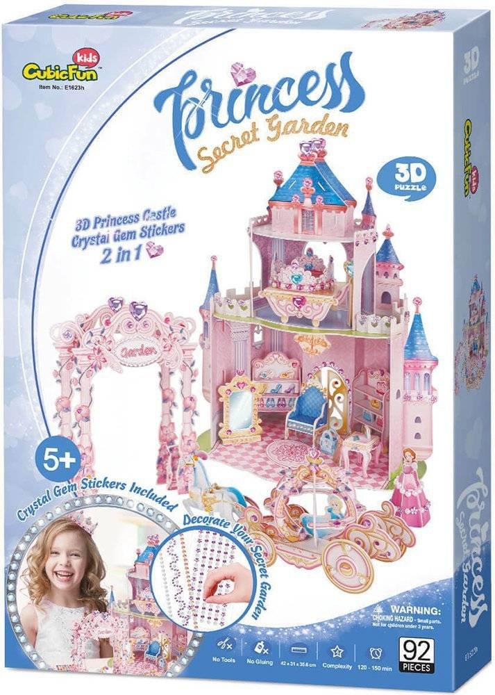 PRINCESS SECRET GARDEN CUBIC FUN 92 ΚΟΜΜΑΤΙΑ