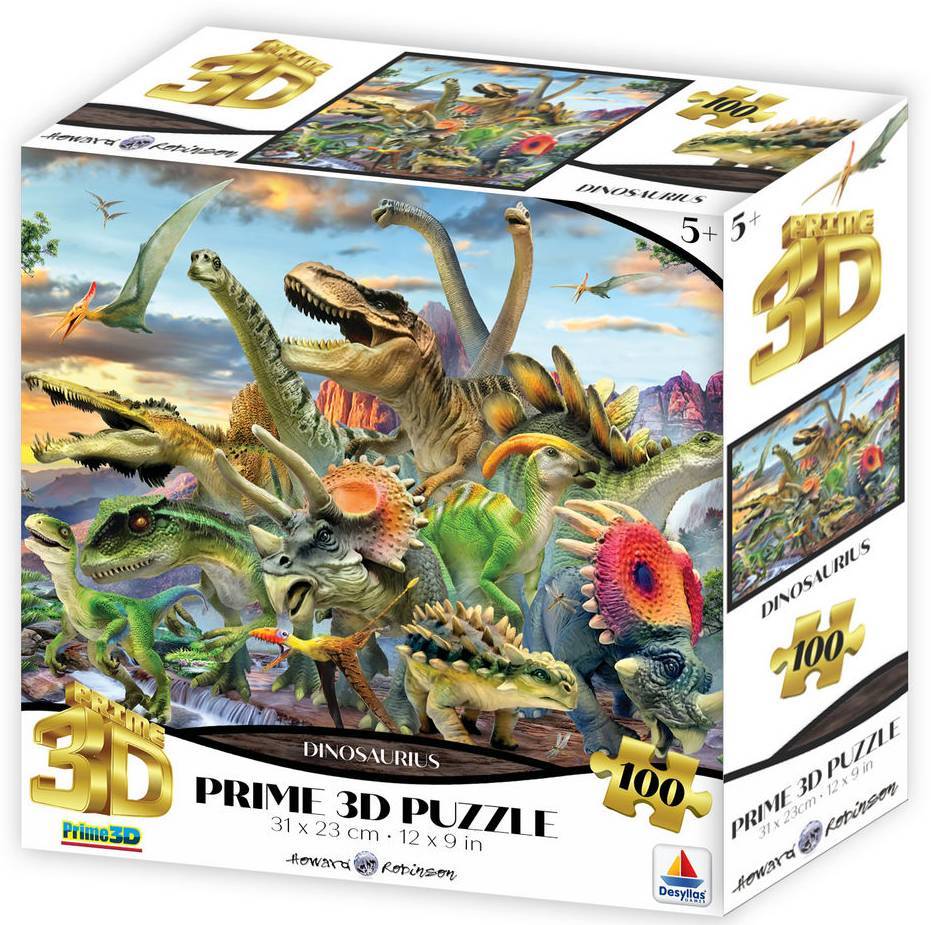 DINOSAURIUS PRIME 3D 100 ΚΟΜΜΑΤΙΑ
