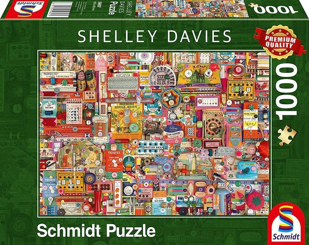 SHELLEY DAVIS - VINTAGE ΡΑΦΕΙΟ SCHMIDT 1000 ΚΟΜΜΑΤΙΑ (59697)