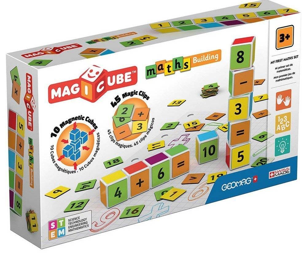ΜΑΓΝΗΤΙΚΟΙ ΚΥΒΟΙ GEOMAG MATHS BUILDING 55ΤΜΧ (PF.331.082.00) GEOMAG