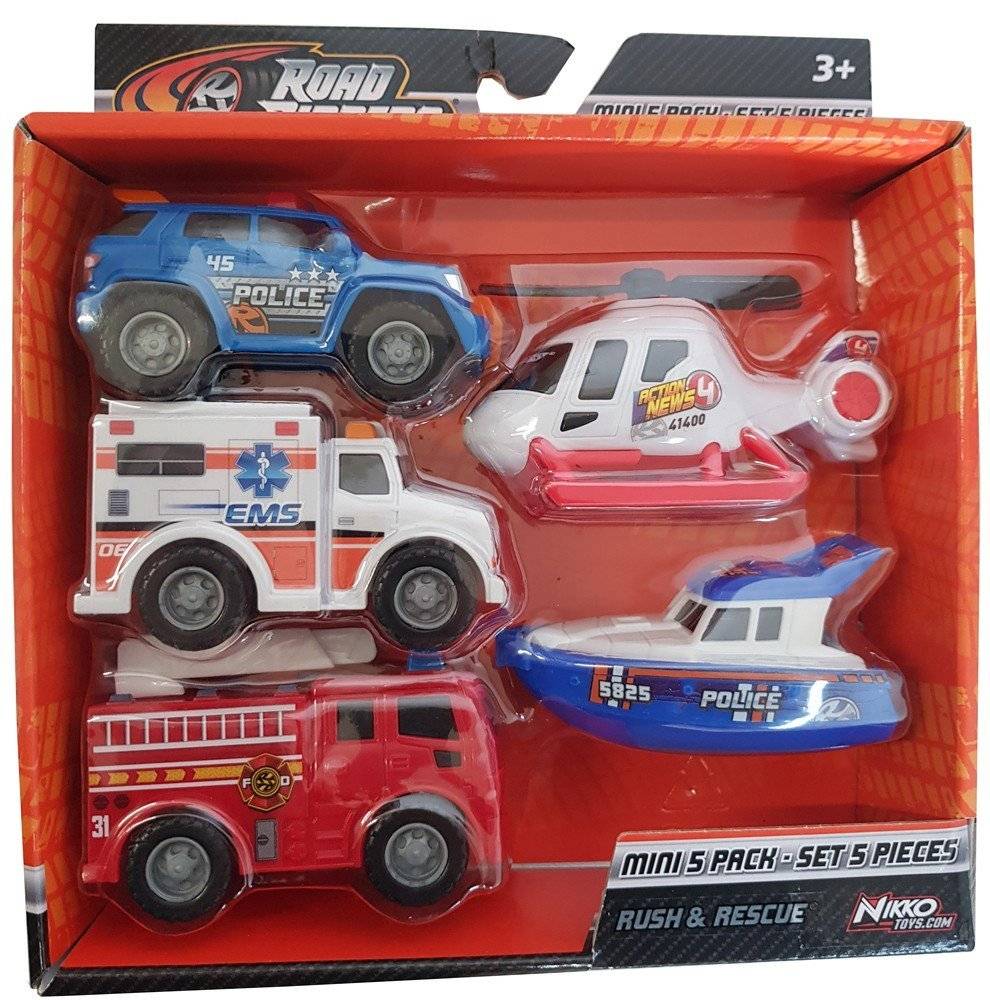 ROAD RIPPERS RUSH - RESCUE NIKKO MINI 5PK (36/20383) NIKKO