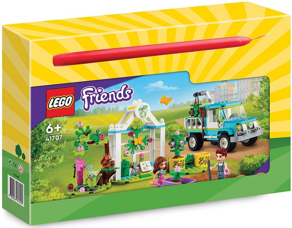 ΠΑΣΧΑΛΙΝΗ ΛΑΜΠΑΔΑ LEGO 41707 FRIENDS TREE-PLANTING VEHICLE
