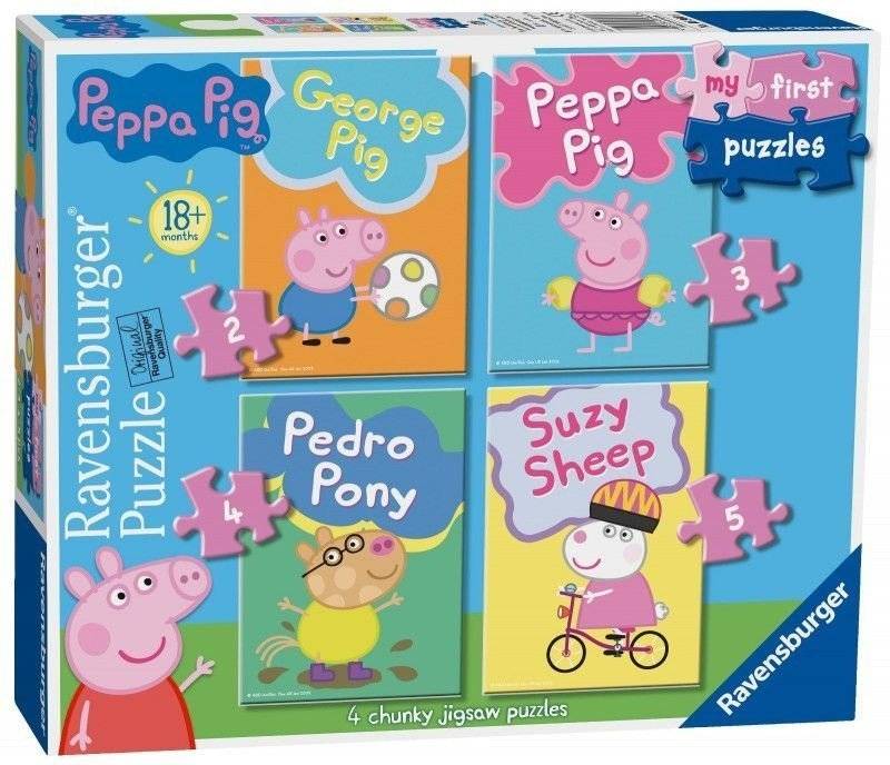 PEPPA PIG RAVENSBURGER (2-3-4-5) 14 ΚΟΜΜΑΤΙΑ RAVENSBURGER