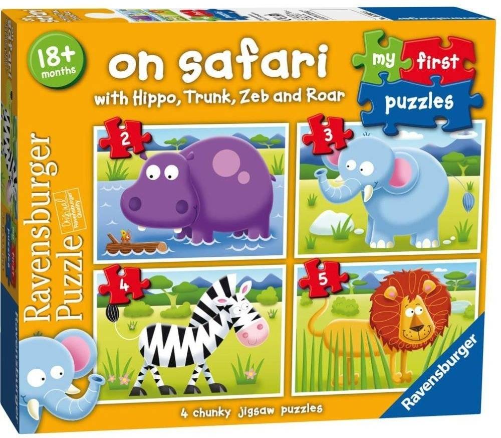 RAVENSBURGER ON SAFARI RAVENSBURGER (2-3-4-5) 14 ΚΟΜΜΑΤΙΑ