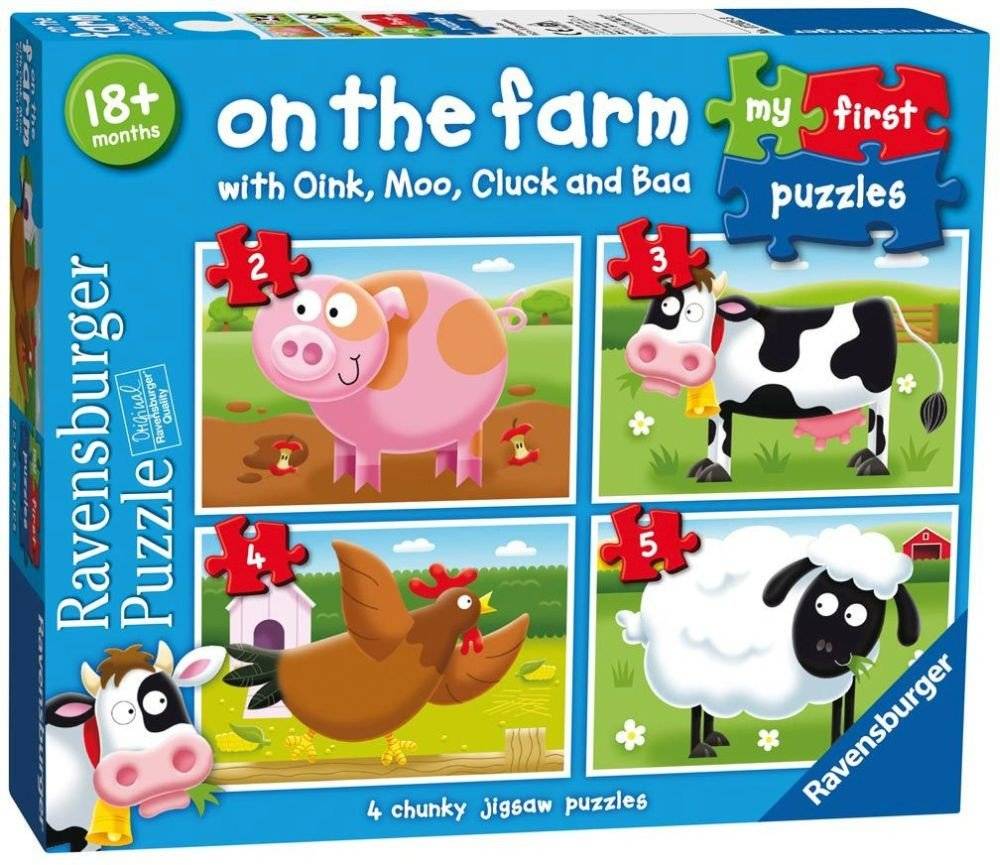 ON THE FARM RAVENSBURGER (2-3-4-5) 14 ΚΟΜΜΑΤΙΑ RAVENSBURGER