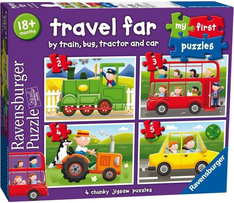 TRAVEL FAR RAVENSBURGER (2-3-4-5) 14 ΚΟΜΜΑΤΙΑ RAVENSBURGER