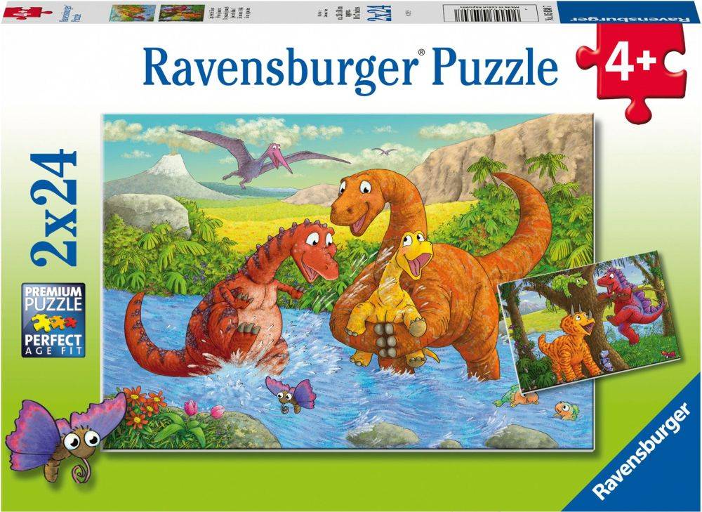 ΔΕΙΝΟΣΑΥΡΟΙ RAVENSBURGER (2Χ24) 44 ΚΟΜΜΑΤΙΑ RAVENSBURGER