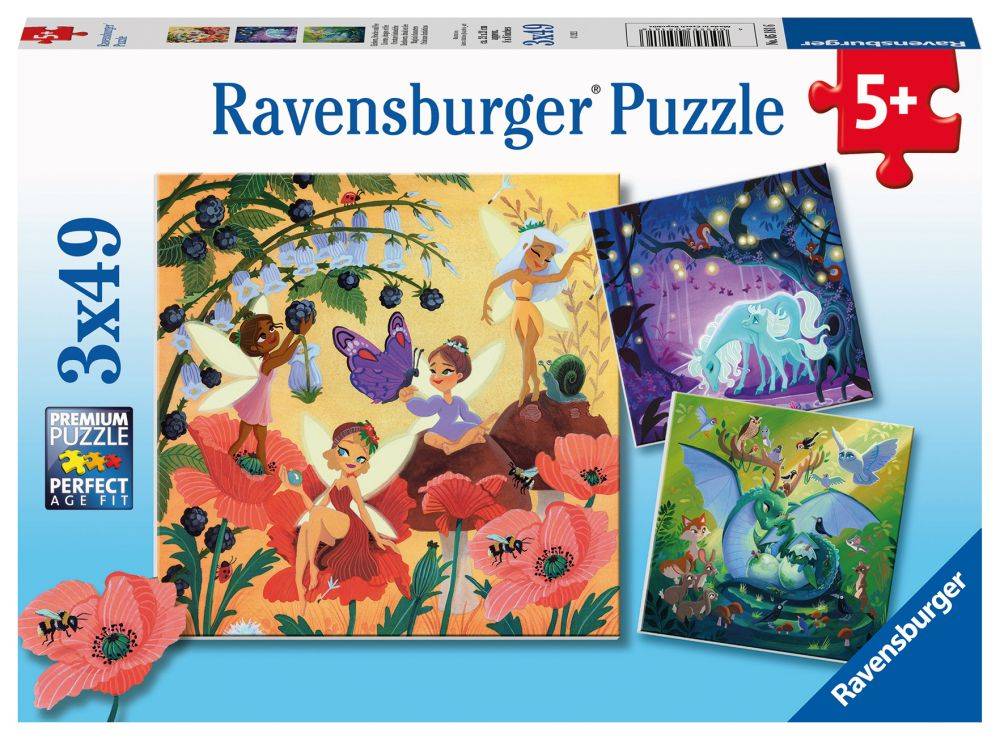 ΜΑΓΙΚΟΣ ΚΟΣΜΟΣ RAVENSBURGER (3Χ49) 147 ΚΟΜΜΑΤΙΑ