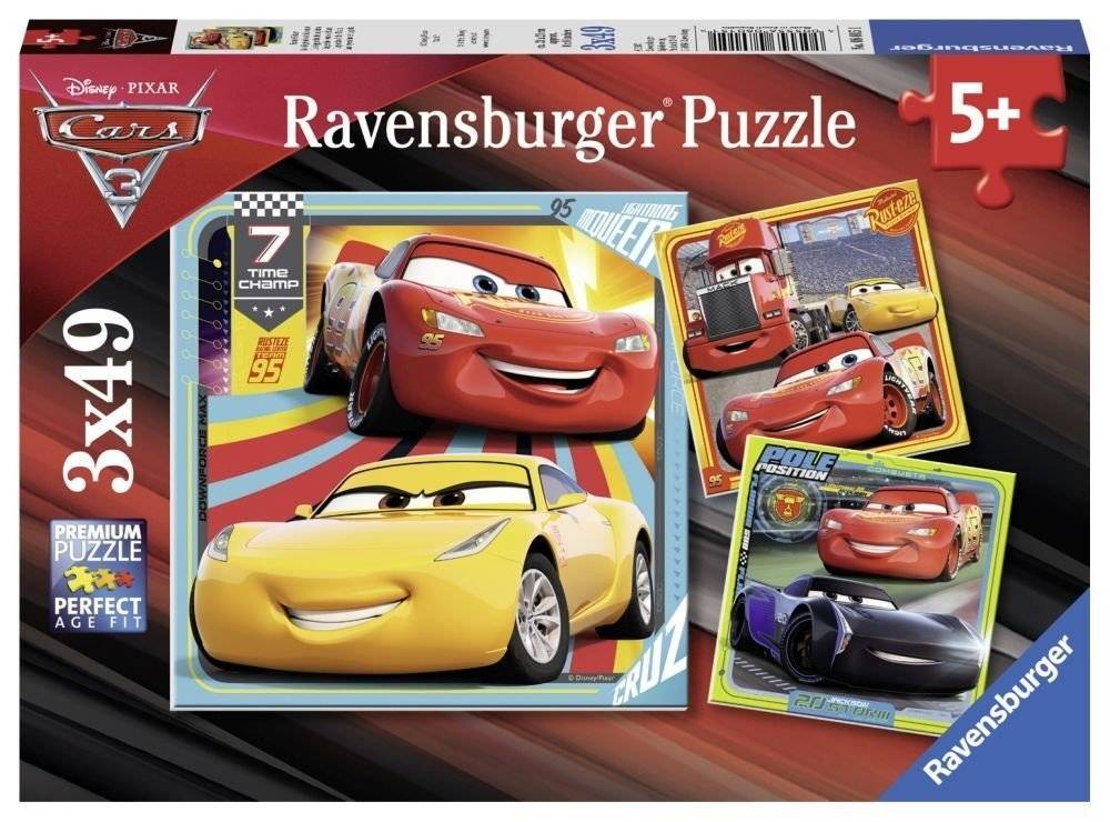 CARS 3 RAVENSBURGER (3Χ49) 147 ΚΟΜΜΑΤΙΑ RAVENSBURGER