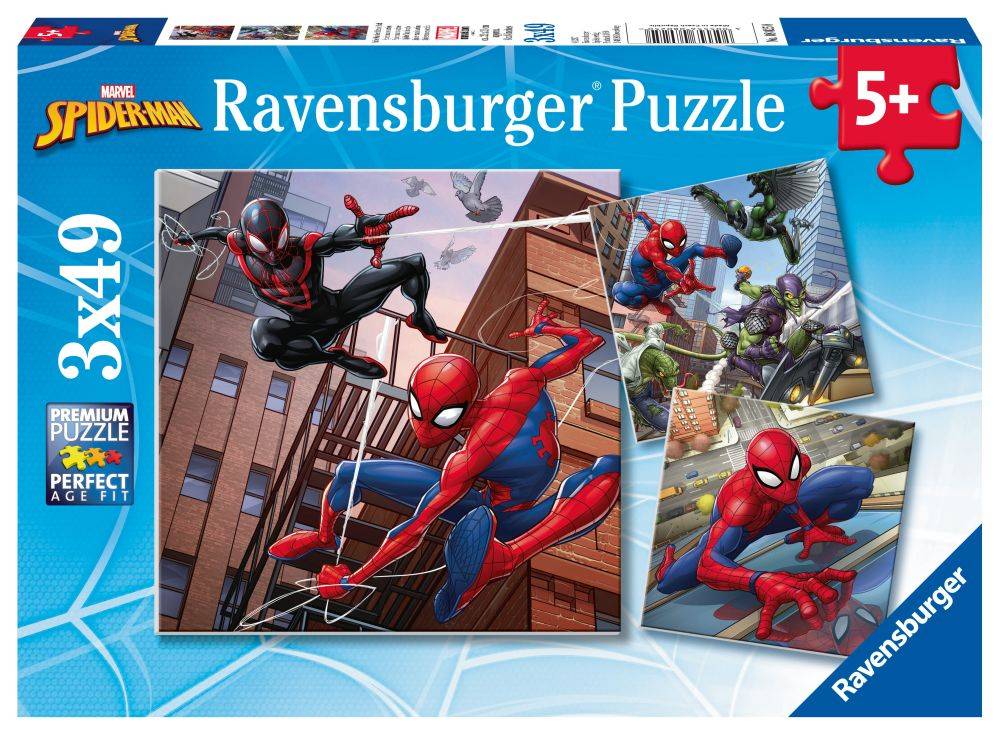 SPIDERMAN RAVENSBURGER (3Χ49) 147 ΚΟΜΜΑΤΙΑ RAVENSBURGER