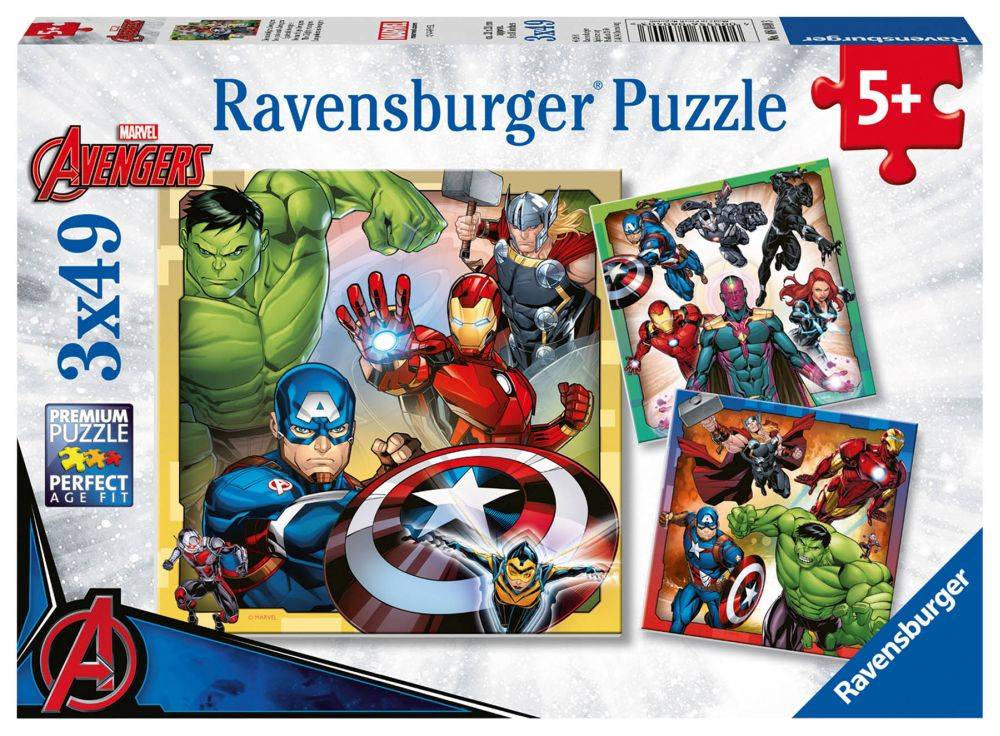 AVENGERS RAVENSBURGER (3Χ49) 147 ΚΟΜΜΑΤΙΑ RAVENSBURGER