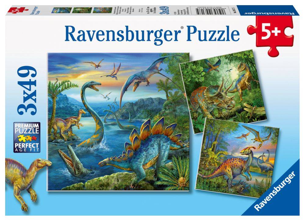 ΔΕΙΝΟΣΑΥΡΟΙ RAVENSBURGER (3Χ49) 147 ΚΟΜΜΑΤΙΑ RAVENSBURGER