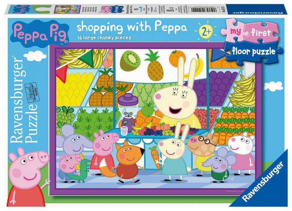 RAVENSBURGER ΠΕΠΠΑ ΤΟ ΓΟΥΡΟΥΝΑΚΙ ΣΤΟ ΜΑΝΑΒΙΚΟ RAVENSBURGER 16 ΚΟΜΜΑΤΙΑ
