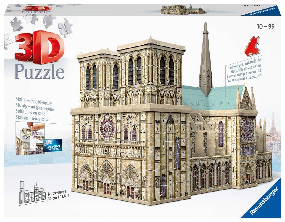 ΝΟΤΡ ΝΤΑΜ 3D MAXI RAVENSBURGER 324 ΚΟΜΜΑΤΙΑ RAVENSBURGER
