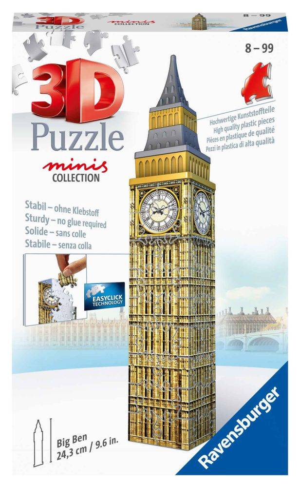 BIG BEN 3D MINI RAVENSBURGER 54 ΚΟΜΜΑΤΙΑ