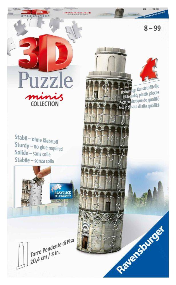 ΠΥΡΓΟΣ ΤΗΣ ΠΙΖΑΣ 3D MINI RAVENSBURGER 54 ΚΟΜΜΑΤΙΑ