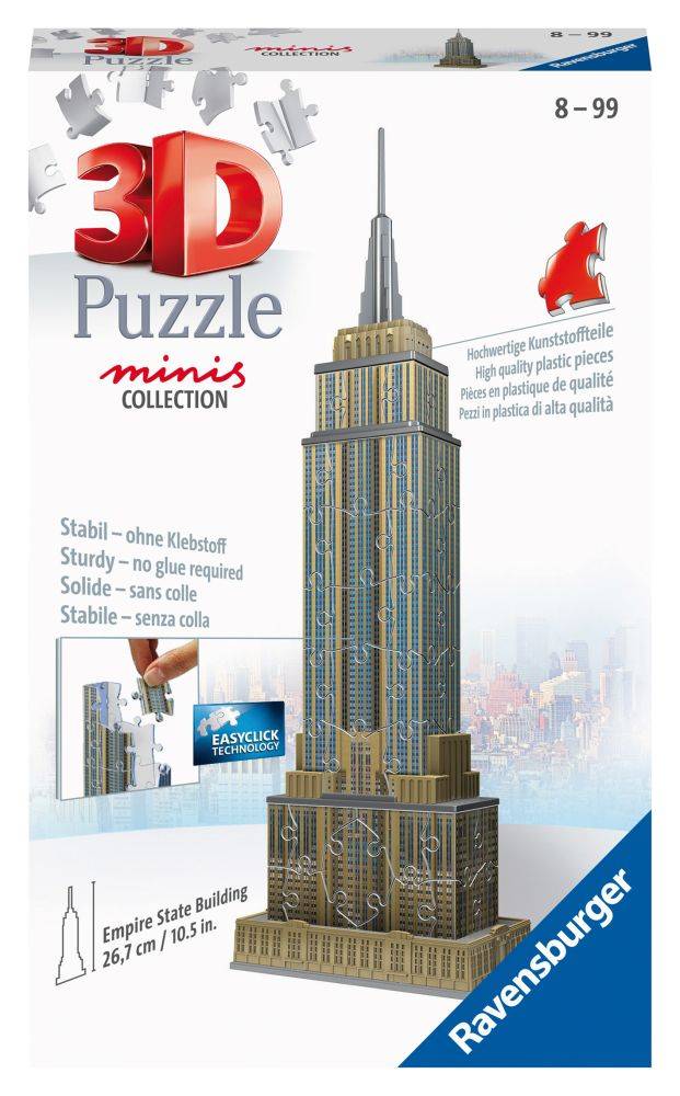 EMPIRE STATE BUILDING 3D MINI RAVENSBURGER 54 ΚΟΜΜΑΤΙΑ