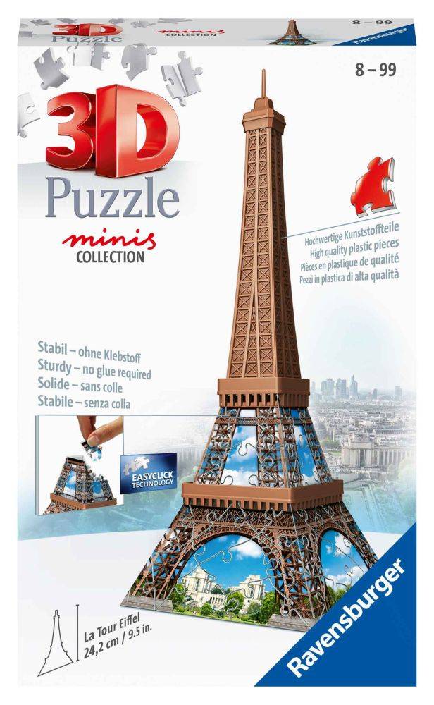 ΠΥΡΓΟΣ ΤΟΥ ΑΪΦΕΛ 3D MINI RAVENSBURGER 62 ΚΟΜΜΑΤΙΑ RAVENSBURGER