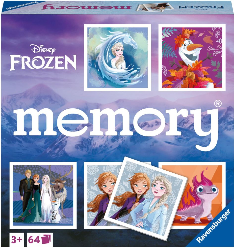 RAVENSBURGER ΕΠΙΤΡΑΠΕΖΙΟ RAVENSBURGER MEMORY FROZEN II 64ΤΜΧ (20890)