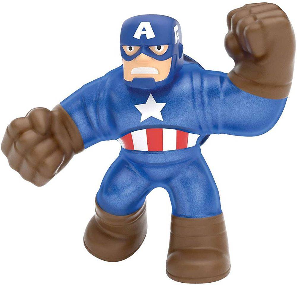 GOO JIT ZU MARVEL SINGLE PACK SERIES 3 CAPTAIN AMERICA (GJT26000) GIOCHI PREZIOSI