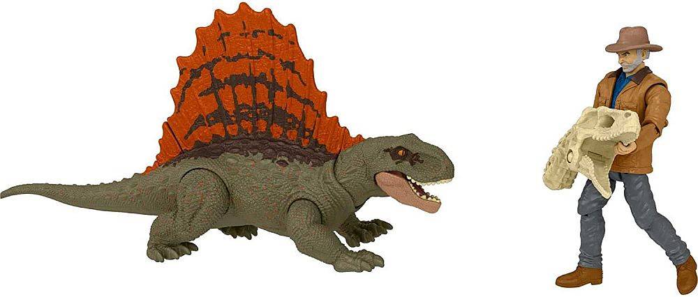 MATTEL JURASSIC WORLD ΑΝΘΡΩΠΟΣ - ΔΕΙΝΟΣΑΥΡΟΣ ΣΕΤ DR. ALAN GRANT - DIMETRODON (GWM25)