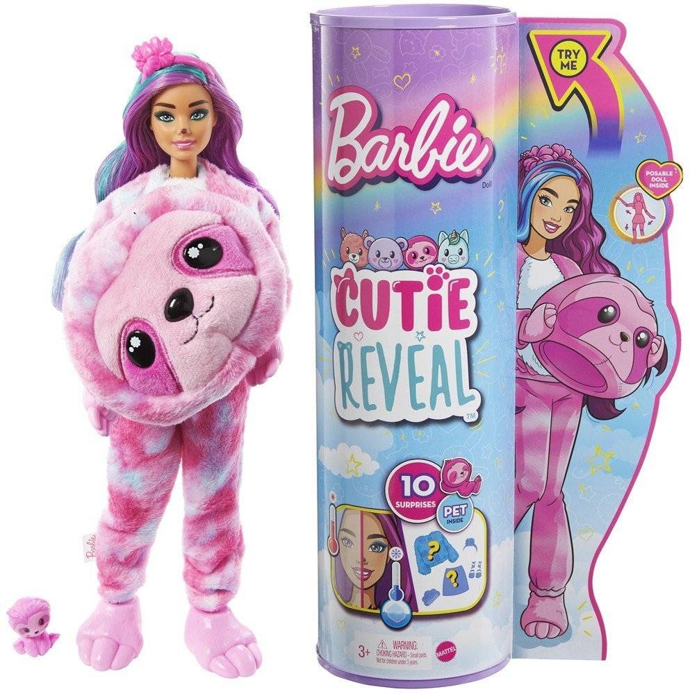 Mattel Barbie Cutie Reveal - Βραδύπους HJL59 Παιχνίδι Κούκλα