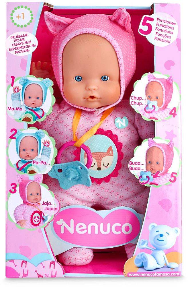 ΚΟΥΚΛΑ NENUCO SOFT ΜΕ 5 ΛΕΙΤΟΥΡΓΙΕΣ (700014781) GIOCHI PREZIOSI