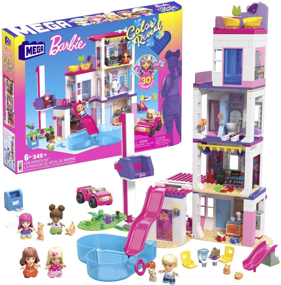 MEGA BARBIE COLOR REVEAL DREAMHOUSE (HHM01)