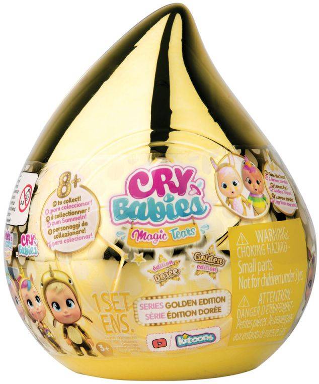 CRY BABIES MAGIC TEARS ΚΛΑΨΟΥΛΙΝΙΑ ΧΡΥΣΟ ΣΠΙΤΑΚΙ AS COMPANY