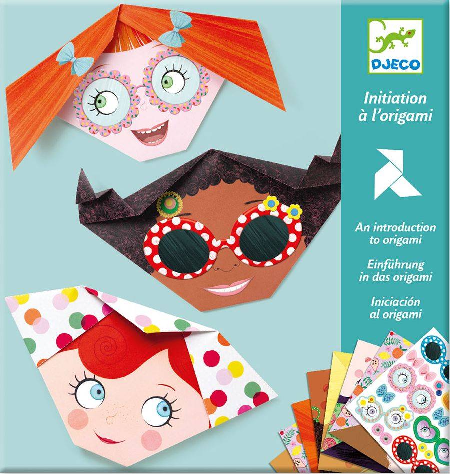 DJECO ΟΡΙΓΚΑΜΙ ΚΑΤΑΣΚΕΥΗ 'ΠΡΟΣΩΠΑΚΙΑ ΚΟΡΙΤΣΙΩΝ' DJECO