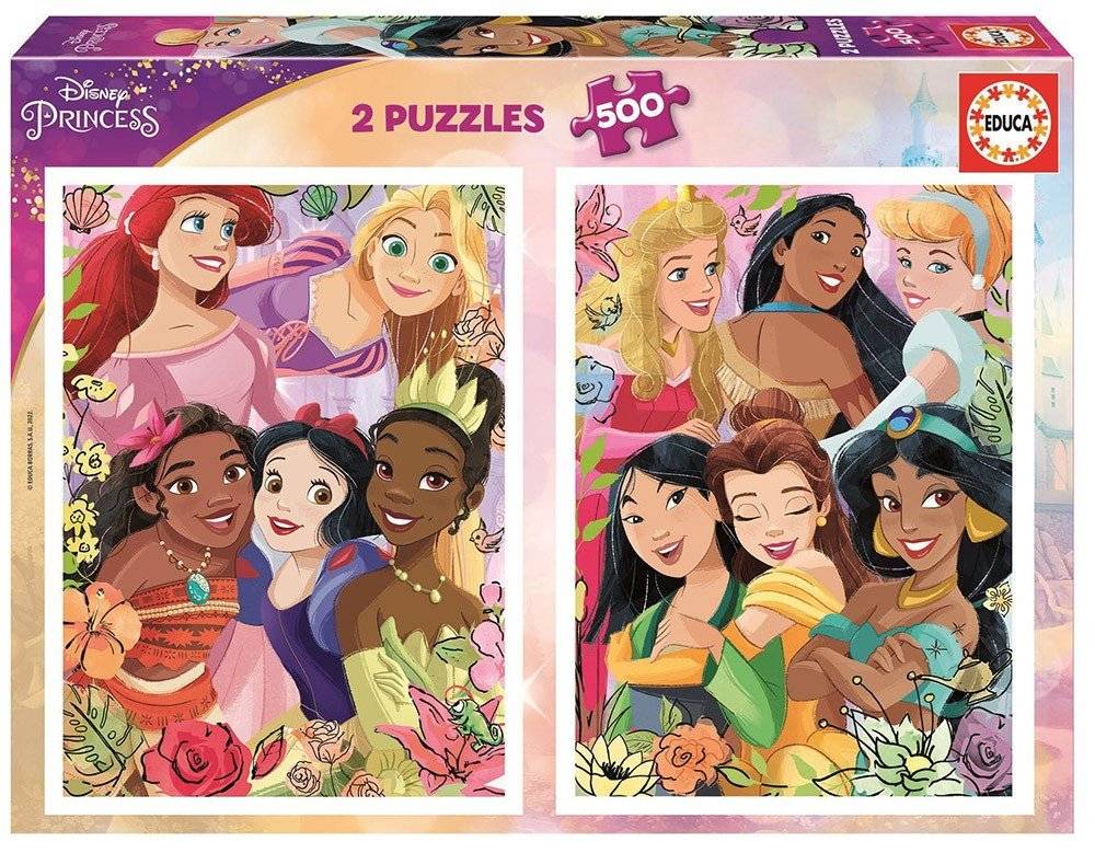 EDUCA PUZZLE DISNEY PRINCESS 2Χ500 ΚΟΜΜΑΤΙΑ EDUCA