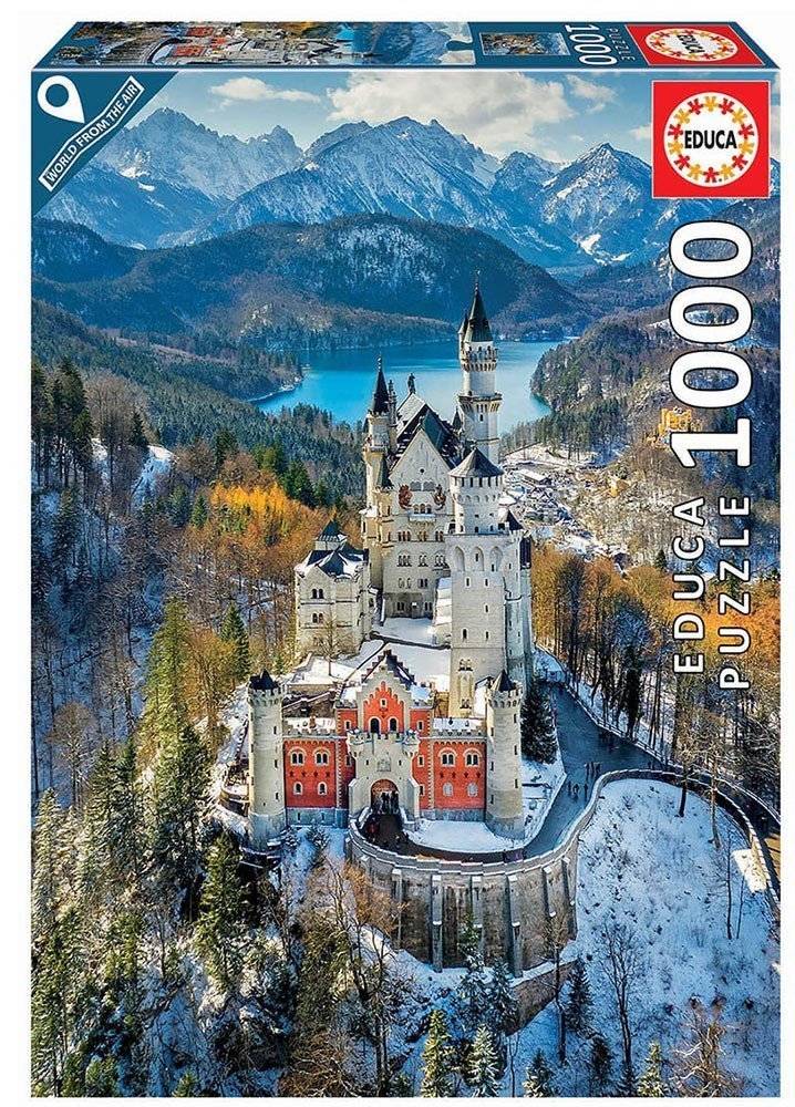 EDUCA EDUCA PUZZLE NEUSCHWANSTEIN CASTLE FROM THE AIR 1000 ΚΟΜΜΑΤΙΑ