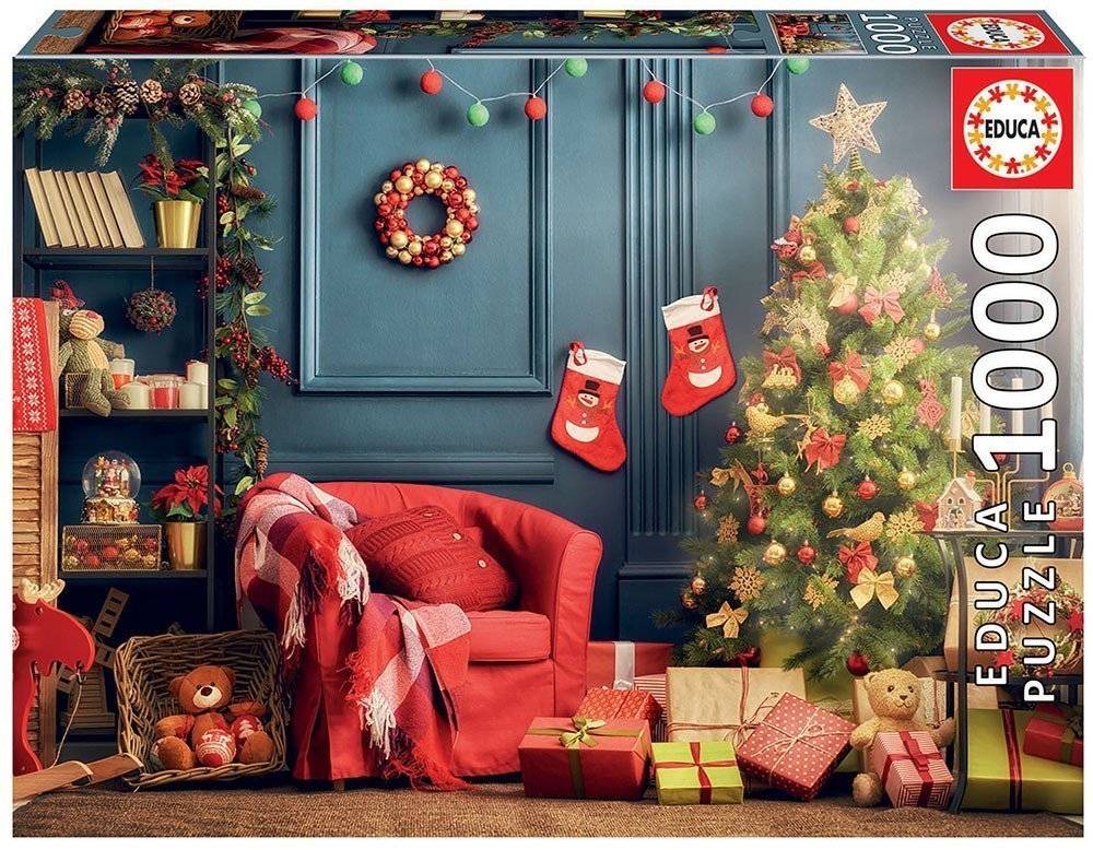 EDUCA PUZZLE CHRISTMAS CORNER 19520 1000 ΚΟΜΜΑΤΙΑ