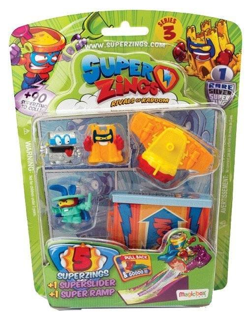 SUPERZINGS ΜΙΚΡΟΠΛΑΣΜΑΤΑ ΣΕΙΡΑ 3 BLISTER 5 ΦΙΓΟΥΡΕΣ ΜΕ ΑΞΕΣΟΥΑΡ AS COMPANY