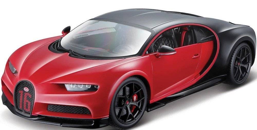 ΟΧΗΜΑ BUGATTI CHIRON SPORT RED BBURAGO ΜΕΤΑΛΛΙΚΟ ΑΝΤΙΓΡΑΦΟ 1:18 ΚΟΚΚΙΝΟ (18/10045) BBURAGO