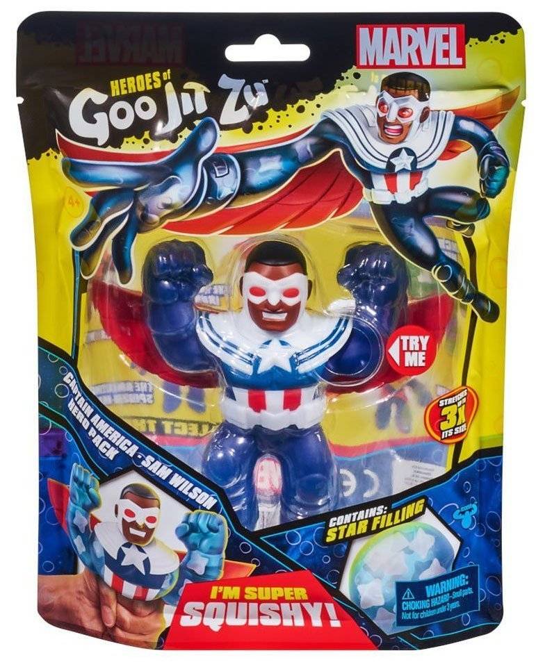 GOO JIT ZU MARVEL SINGLE PACK SERIES 5 CAPTAIN AMERICA GIOCHI PREZIOSI