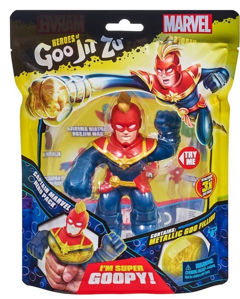 GOO JIT ZU MARVEL SINGLE PACK SERIES 5 CAPTAIN MARVEL GIOCHI PREZIOSI