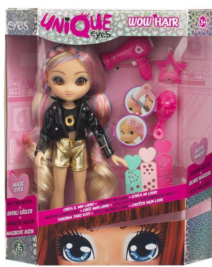 UNIQUE EYES ΚΟΥΚΛΑ ΜΟΔΑΣ WOW HAIR REBECCA GIOCHI PREZIOSI