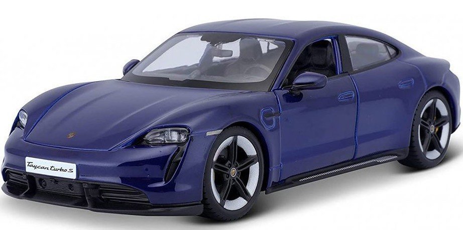 BBURAGO PORSCHE TAYCAN TURBO S BBURAGO ΜΕΤΑΛΛΙΚΟ ΑΝΤΙΓΡΑΦΟ 1:24 ΜΠΛΕ