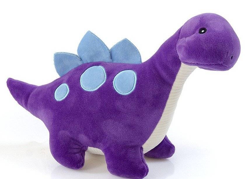 ΛΟΥΤΡΙΝΑ ΔΕΙΝΟΣΑΥΡΑΚΙΑ SQUISHY ΜΩΒ 26CM (2230) FRIENDLIES