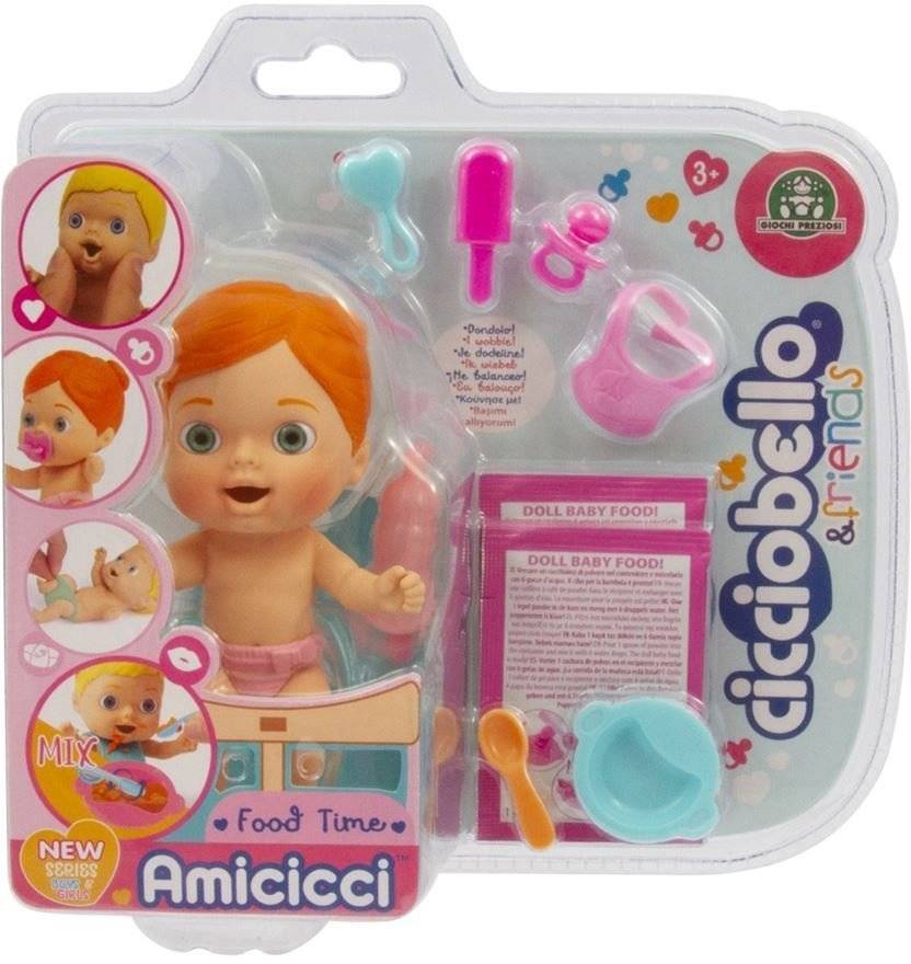 CICCIOBELLO AMICICCI ΦΙΛΑΡΑΚΙΑ ΜΕ ΣΕΤ ΦΑΓΗΤΟΥ S3 ΚΟΚΚΙΝΑ ΜΑΛΛΑΚΙΑ GIOCHI PREZIOSI