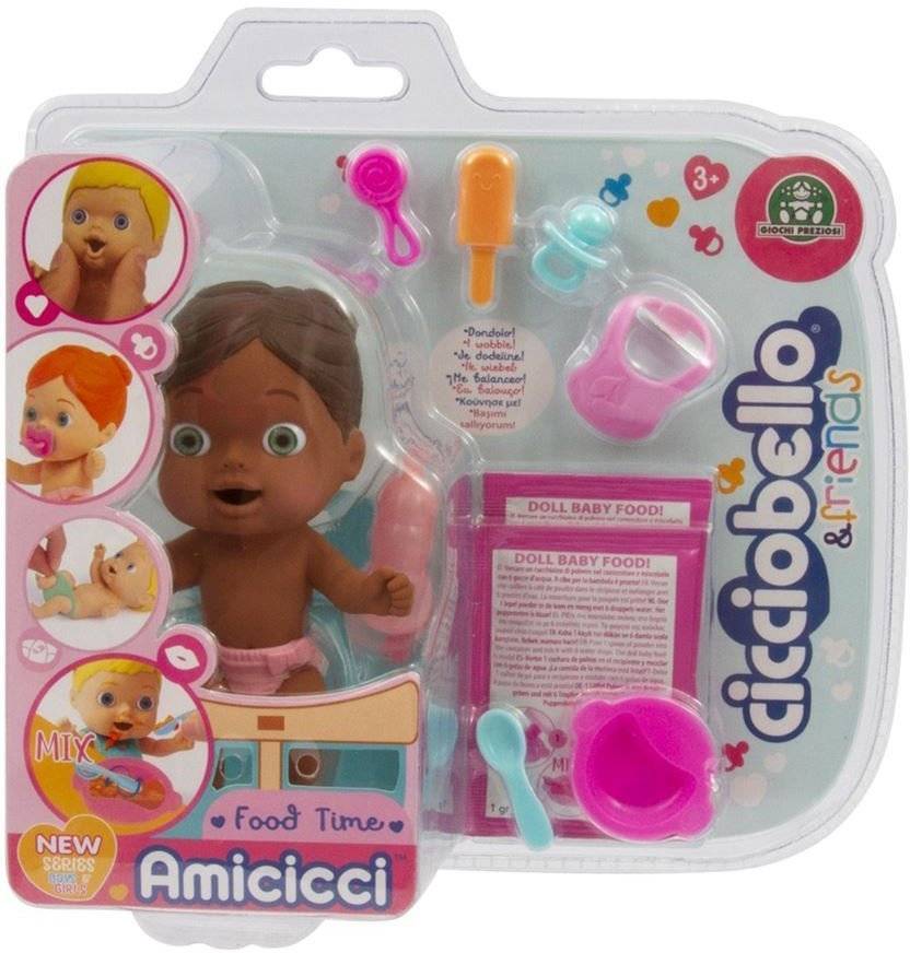 GIOCHI PREZIOSI CICCIOBELLO AMICICCI ΦΙΛΑΡΑΚΙΑ ΜΕ ΣΕΤ ΦΑΓΗΤΟΥ S3 ΚΑΣΤΑΝΑ ΜΑΛΛΑΚΙΑ