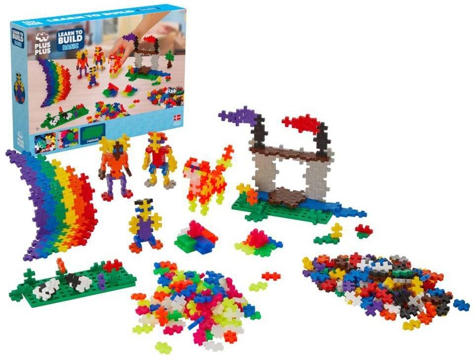 GIOCHI PREZIOSI PLUS-PLUS ΤΟΥΒΛΑΚΙΑ LEARN TO BUILD ΒΑΣΙΚΑ ΧΡΩΜΑΤΑ