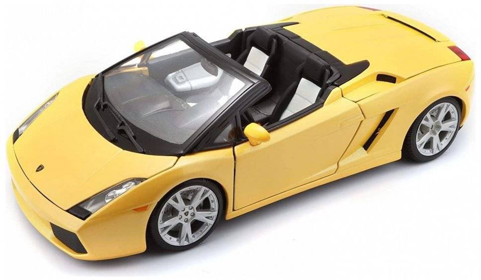 ΟΧΗΜΑ LAMBORGHINI GALLARDO SPYDER BBURAGO ΜΕΤΑΛΛΙΚΟ ΑΝΤΙΓΡΑΦΟ 1:18 (18/12016)