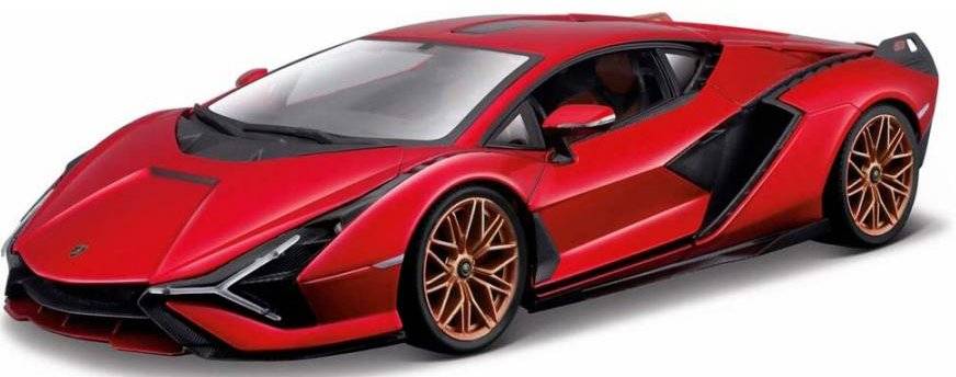 ΟΧΗΜΑ LAMBORGHINI SIAN FKP37 RED BBURAGO ΜΕΤΑΛΛΙΚΟ ΑΝΤΙΓΡΑΦΟ 1:24 (18/21099 )