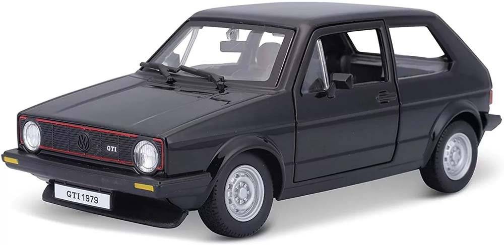 BBURAGO ΟΧΗΜΑ VOLKSWAGEN GOLF MK1 GTI BLACK BBURAGO ΜΕΤΑΛΛΙΚΟ ΑΝΤΙΓΡΑΦΟ 1:24 (18/21089)